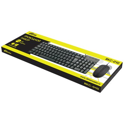 Проводной набор клавиатура и мышь RITMIX, арт. RKC-010
