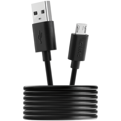 Кабель micro USB CANYON черный 1м,арт.CNE-USBM1B