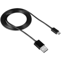 Кабель micro USB CANYON черный 1м,арт.CNE-USBM1B