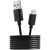 Кабель micro USB CANYON черный 1м,арт.CNE-USBM1B