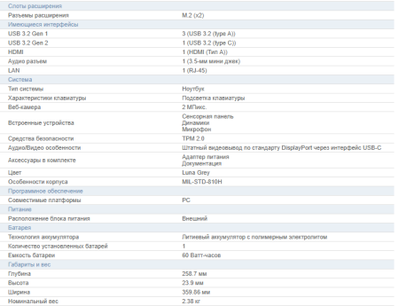 Ноутбук Lenovo LOQ 3 15.6 FHD 144Hz I5-12450HX 16 512GB intel A53OM 4GB GDDR6 Backlit Luna Grey