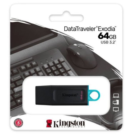 Память(USB flash) KINGSTON, арт.DTX64GB