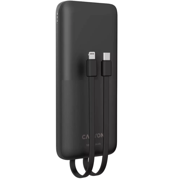Портативное зарядное устройство CANYON PB-1010, черный , арт. CNE-CPB1010B