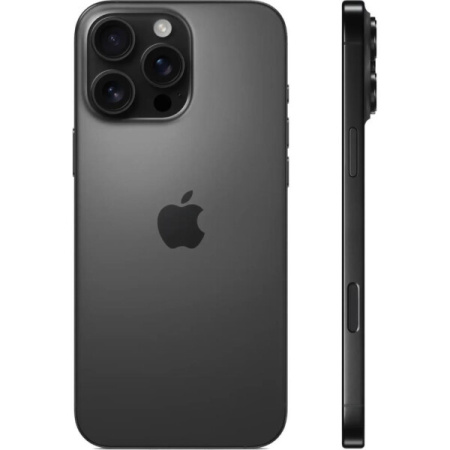 Смартфон Apple iPhone 16  Pro Max 256GB Black Titanium, А3296, арт.MYWV3KH/A/КИТАЙ